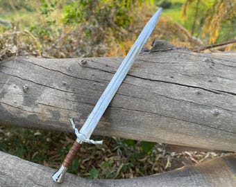 Épée Viking en acier inoxydable faite main, épée Viking nordique personnalisée, meilleure épée pour les cadeaux, objets de collection, cadeau d'anniversaire parfait pour lui hommes papa