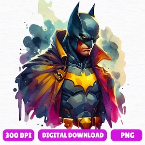 Super-herói PNG | Clipart de Super-herói | Design de Sublimação PNG | Personagem de Filme PNG | Alta Resolução | Download Instantâneo PNG