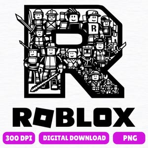 Roblox SVG: gaming clipart, Cricut silhouetgesneden bestanden (directe download)