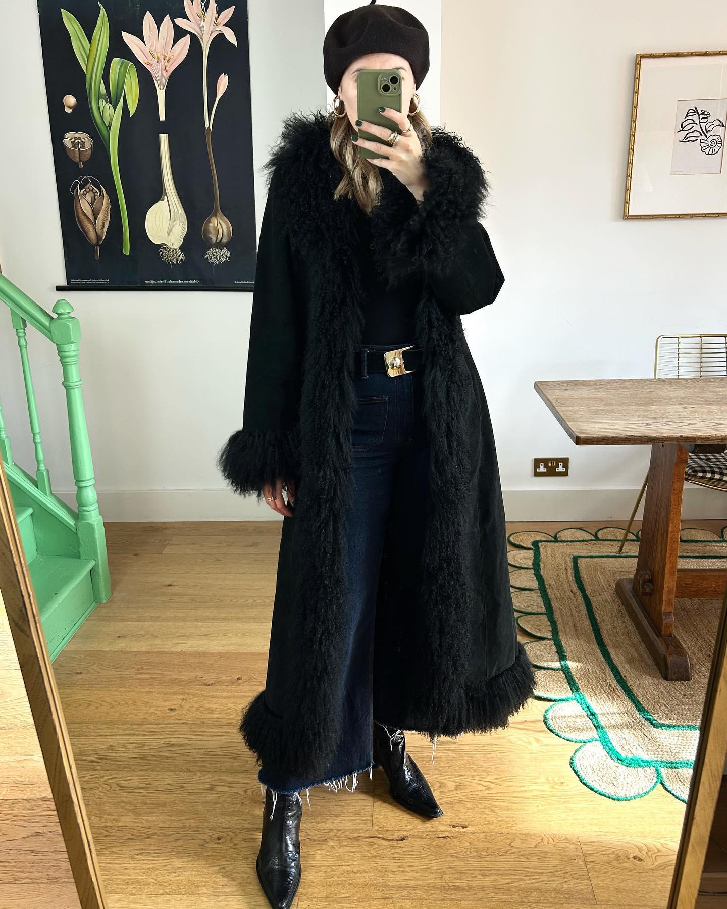 ジャケット・アウター SULLEN 90s Archive Black Super Long Coat