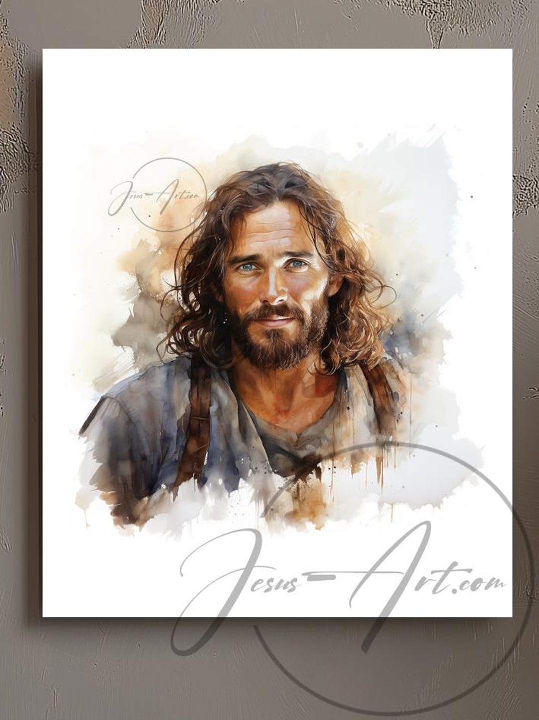 Jesus Christ Portrait: Fine Art Print, Christian Wall Decor - Etsy