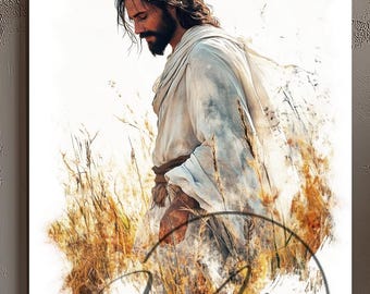 Jesus Christ Portrait: Fine Art Print, Christian Wall Decor
