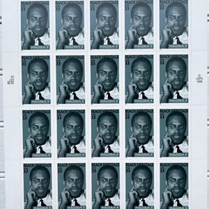 Malcolm X MNH Stamp Sheet, Scott #3273, 20 x 33c, 1999