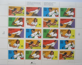 Recreational Sports MNH Stamp Sheet, Scott #2961-65, 20 x 32c, 1995