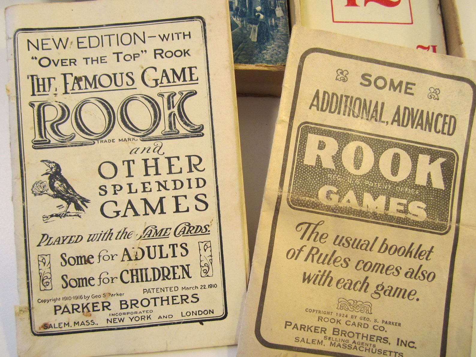 Vintage Rook Card Game Parker Bros. 1916 Etsy