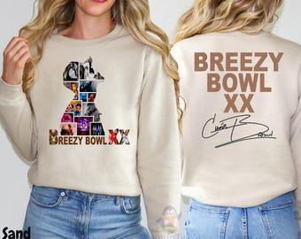 Chris Brown Breezy Bowl XX Sweatshirt, Chris Brown Album 2025 Hoodie, Chris Brown Fan Gift, Chris Brown Merch, Chris Brown Sweatshirt