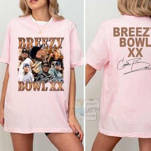 Chris Brown Breezy Bowl XX Graphic Tee, Chris Brown Shirt, Chris Brown Concert 2025, Chris Brown Graphic Shirt, Chris Brown Fan Gift