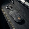 Porsche Alcantara Key Cover – Custom Key Fob Case for 911, Macan, Cayenne, Panamera, Taycan product logo