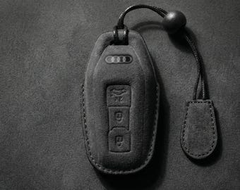 Audi Alcantara Key Cover – Custom Key Fob Case for new A5, A6, S5, A6 E-Tron