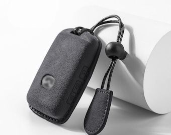 Mazda Key Cover | Alcantara Smart Key Case for Mazda 3 6 Cx-5 Cx-30 CX-50 CX-9 MX-5 | Premium Soft Touch Key Fob Protection
