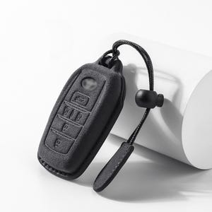 Toyota Key Cover | Alcantara Smart Key Case | Fits Sienna Alphard | Soft Touch Key Fob Protection