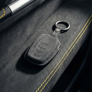 Toyota Alcantara Key Cover | For Camry, Corolla, RAV4, Highlander | Soft Touch Key Fob Protection