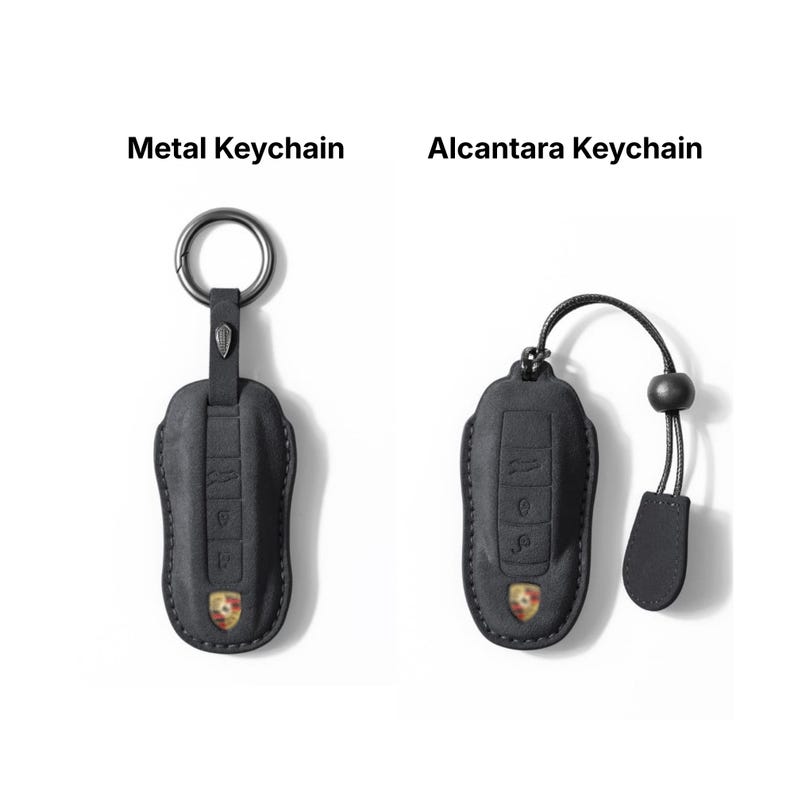 Capa para chave Audi em Alcantara – Capa personalizada para chaveiro dos modelos A3, A4, A5, A6, A7, A8, Q3, Q5, Q7, S Line e RS. imagem 4