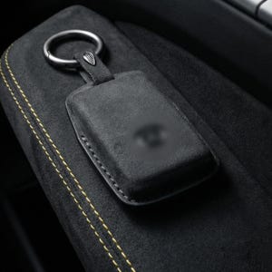 Funda para llave Mazda / Funda inteligente Alcantara para Mazda 3, 6, CX-5, CX-30, CX-50, CX-9, MX-5 / Protección premium suave al tacto para llavero