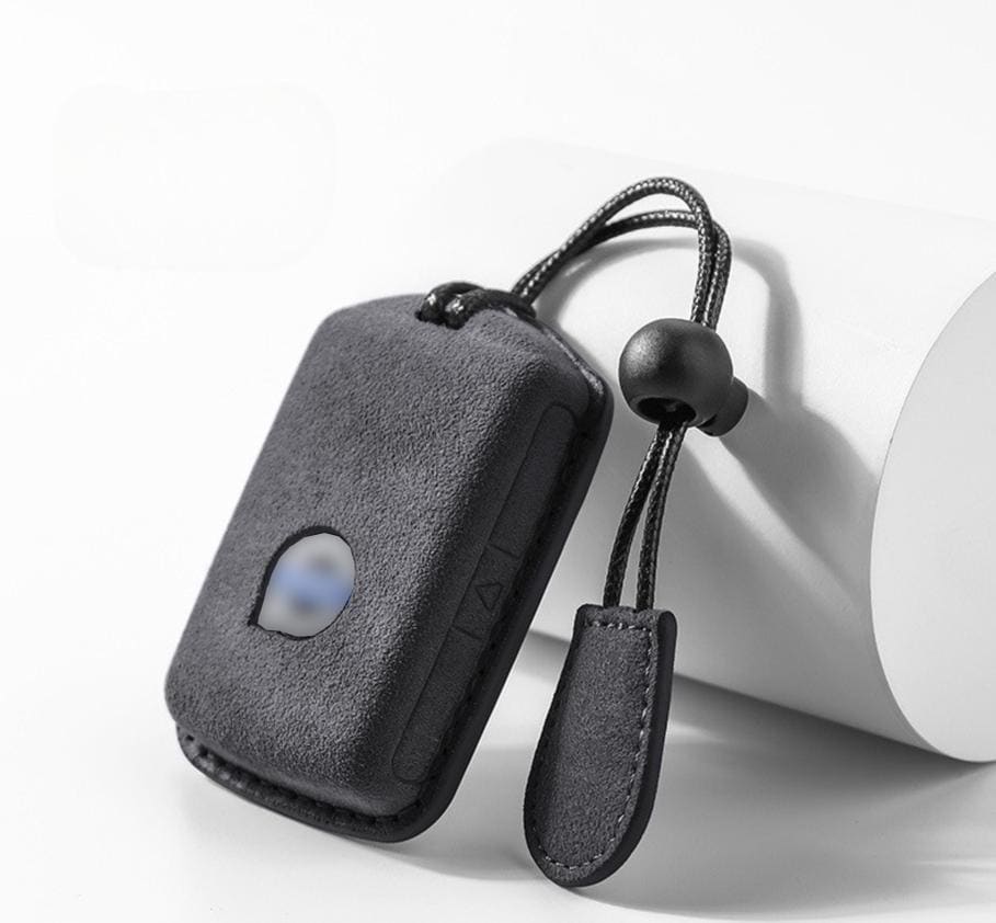 Volvo Alcantara Key Cover – Custom Key Fob Case for XC40, XC60, XC90, V60, V90, S60, S90 | Smart Key Holder | Luxury Key Case