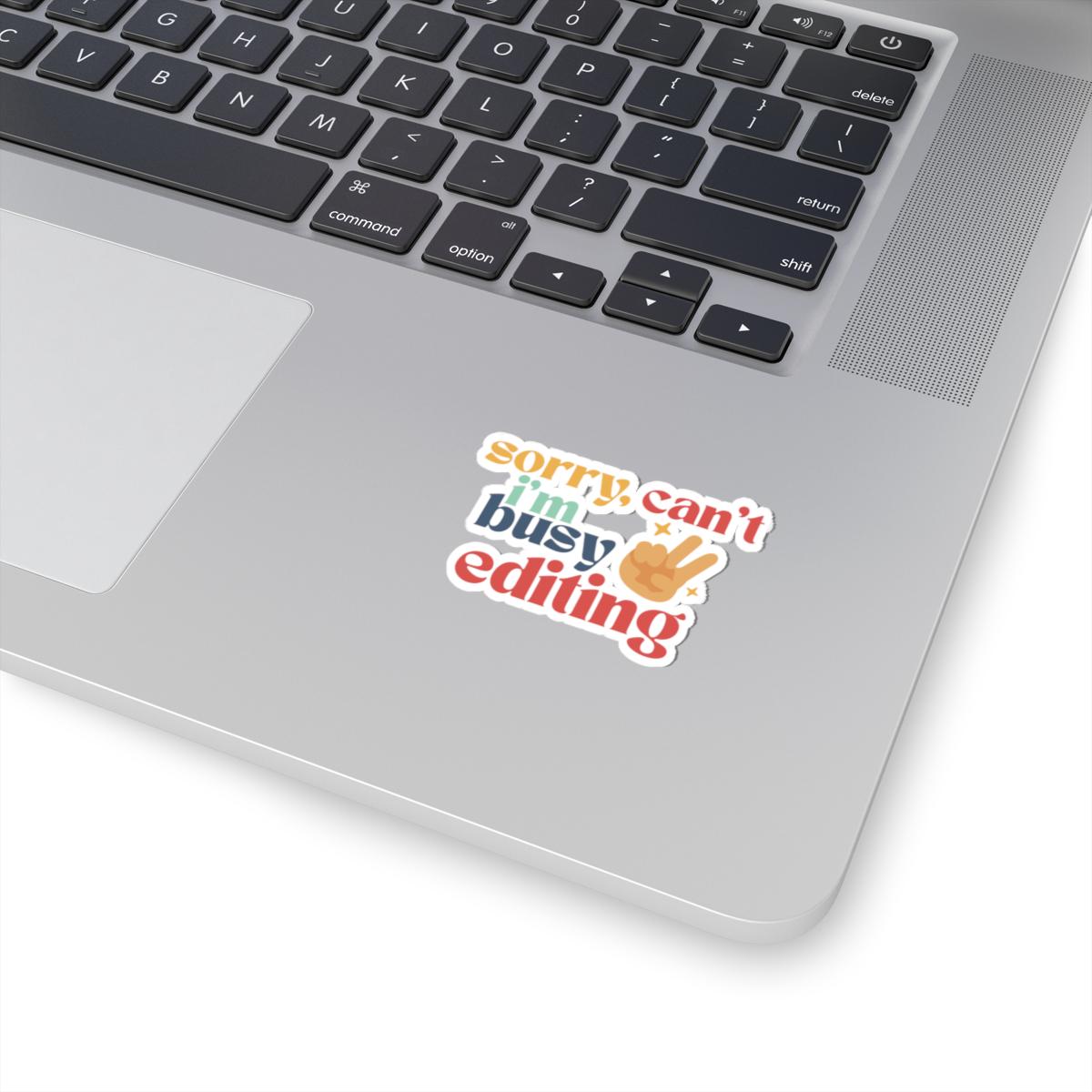 Editing Photographer Sticker, Camera Lover Sticker, Photography Must-Have, On-The-Go Product, Creative Work Sticker, Photo Editor Gift