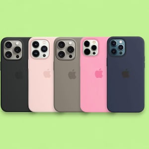 Coque en silicone Iphone pour tous les iPhones - Coque protectrice et élégante pour iPhone