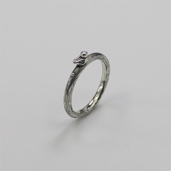 Ring Size Pandora Spring Bird Ring Plumeria Lavender Pearl Ring In