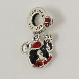 pandoar icons mickey minnie charm
