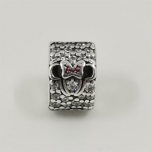 pandora charm mickey mickey minnie security clip