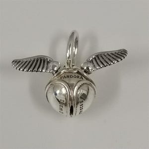 Pandora sterling silver Snitch Clasp Charm