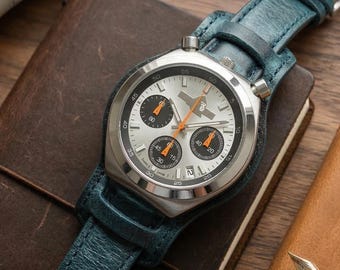 ヴィンテージ セイコー クロノグラフ 7T27-6A50 タキメーター メンズ