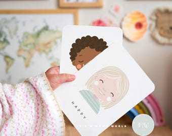 16 tarjetas imprimibles sobre emociones / Tarjetas de aprendizaje de sentimientos y emociones / Desarrollo socioemocional Montessori