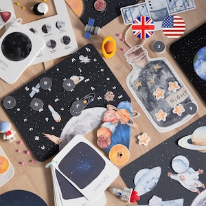 Space Unit Study | Homeschool Resources | Printable Space Activity |  Montessori & Waldorf-Inspired Activities for Kids | Digital Download
