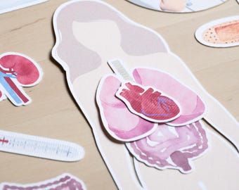 Human Body Unit Study: Preschool Anatomy Printable (Digital Download)