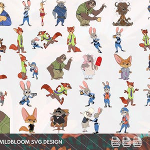 Lot de fichiers Zoo.topia SVG PNG EPS, Zoo.topia en couches, Zoo.topia Cricut et Silhouette, fichiers de coupe Zoo.topia, Clipart Zoo.topia, numérique