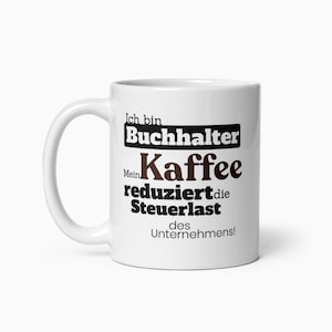 Accountant Coffee Mug – Funny Office Gift for Tax Professionals | White ceramic mug with a 325ml capacity