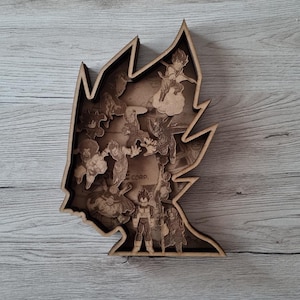 mehrschichtige Dekoration Dragon Ball Z Vegeta