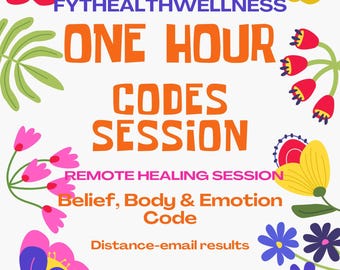 Belief, Body and Emotion Code session (1 hour)