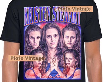 Bootleg Kristen Stewart Graphic Tee | Celebrity DTG Print Shirt | Limited T-Shirt Bestseller Unique Artwork Vintage Fashion Alpha Retro Wear