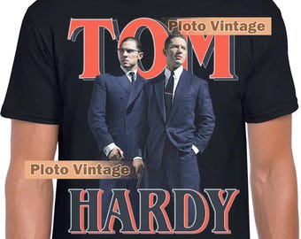 Bestseller Tom Hardy Graphic T-Shirt | Celebrity DTG Print Tee | Vintage Shirt Alpha Retro Unique Artwork Bootleg Fashion Limited Wear