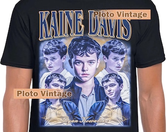 Vintage Kaine Davis Graphic T-Shirt | Celebrity DTG Print Tee  Alpha Retro Shirt Bootleg Unique Artwork Limited Fashion Gift Bestseller Wear