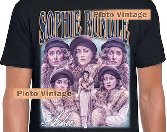 Limited Sophie Rundle Graphic Shirt | Celebrity DTG Print T-Shirt | Bestseller Tee Vintage Wear Unique Artwork Alpha Retro Fashion Bootleg