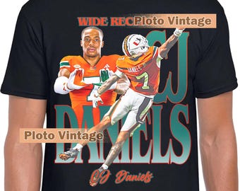 Limited CJ Daniels Graphic Tee | Sports DTG Print Shirt | Bestseller T-Shirt Vintage Unique Artwork Alpha Retro Fashion Wear Bootleg Designs