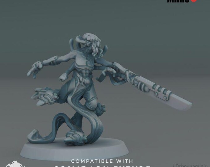 Ethereal S.E.A Coalition -  Oshounaminis - New April 25 - Tabletop wargaming miniature for Grimdark | OPR | Sci-fi | Alien Bug Proxy