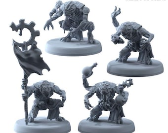 Tuyol Familiar Genetist Fleshsculptor - Printerra Studios - Tabletop Wargaming Miniature for Grimdark | OPR | Sci-fi
