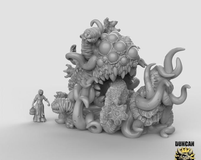 Shoggoth - Fantasy Miniature  - Duncan Shadow - Tabletop Wargaming for Grimdark | OPR Sci-Fi & Fantasy Resin Mini
