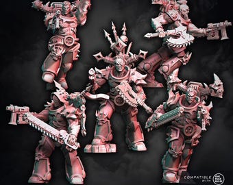 Sons of Wrath - WildMesh - Chaos Wrath - Sci-Fi Grimdark Squad Miniatures