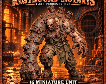 Rustbound Mutants | Choose 1 of 16 or Sets of 6, 10 or 16 | Rust Legion Industrial Horror Resin Miniatures | HGM Exclusive