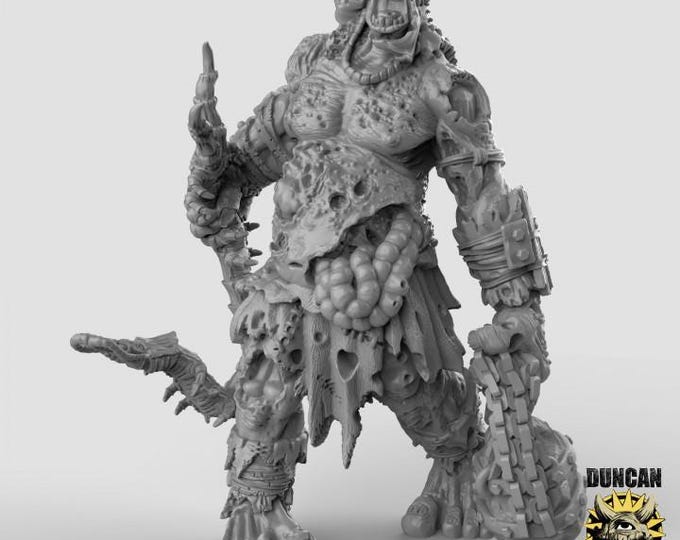 Chaos Titan Undead 2 | Duncan Shadow | PathFinder | Mini | Tabletop Wargaming | Dungeons and Dragons | Resin | Fantasy | RPG