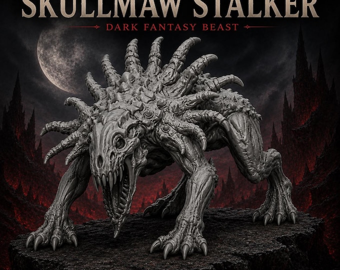 Skullmaw Stalker - HGM Exclusive Resin Dark Fantasy Monster Miniature