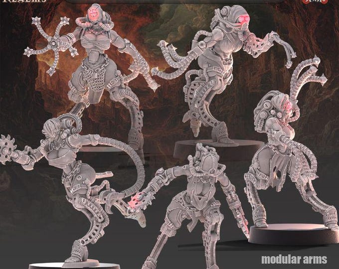 Battle Nun Revenants - Across the Realms - New Release July 25  - Sci-Fi OPR Grimdark compatible - Tabletop Wargaming Grimdark