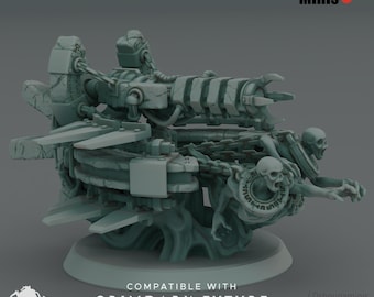 Trailed Cannon - Oshounaminis - Doomed Empire - Sci-Fi - Resin Vehicle