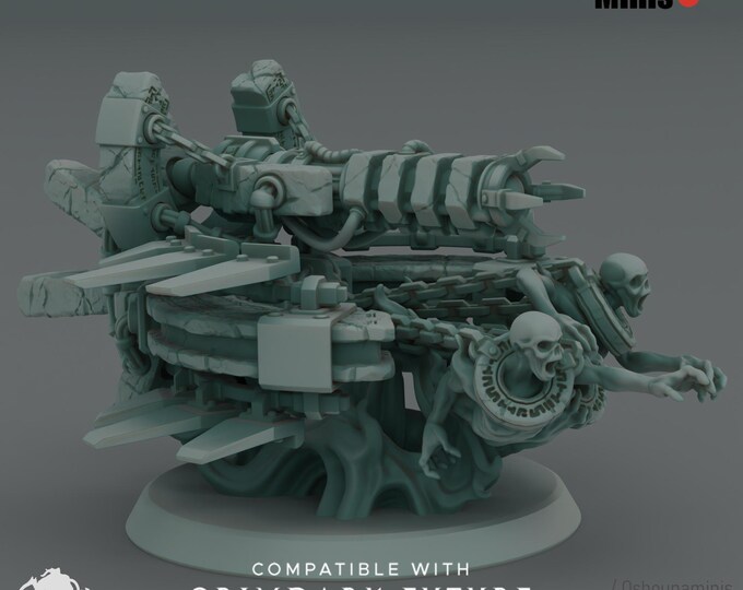 Trailed Cannon - Oshounaminis - Doomed Empire - Sci-Fi - Resin Vehicle