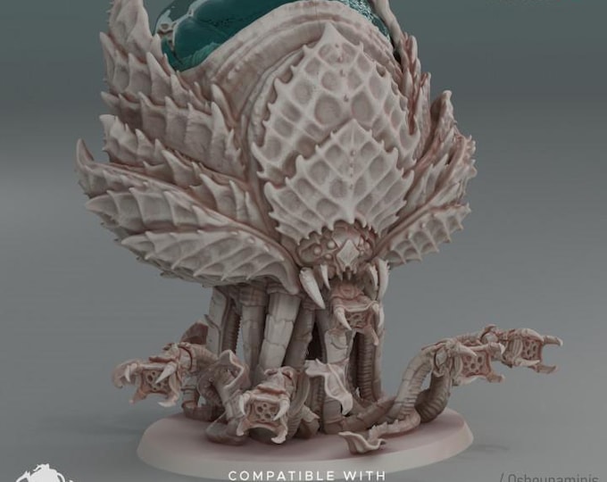 Transporter JellyFish Miniature Deep Hive - Oshunaminis - Tabletop Wargaming for Grimdark | Alternative  | OPR Sci-Fi mini Alien Bug Proxy
