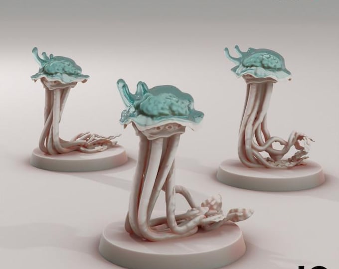 JellyFish Parasite spore mines - Oshounaminis - Deep Hive - Sci-Fi - Resin Vehicle